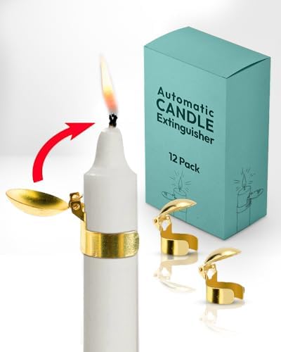 OLEEK 2Pcs Automatic Candle Snuffer Set