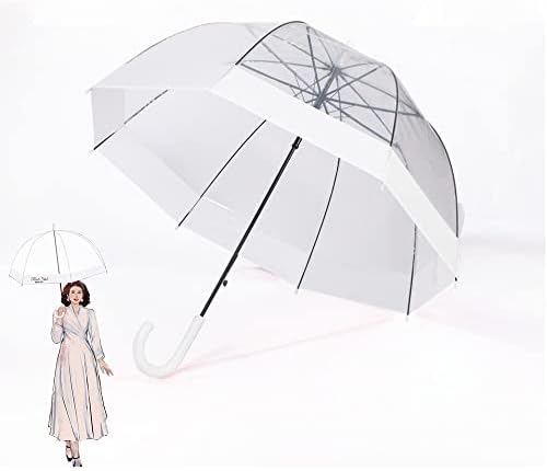 ThreeH Clear Bubble Umbrella with Auto Open