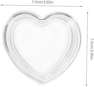 Glass Heart Shaped Tea Light Holder Elegant Decor