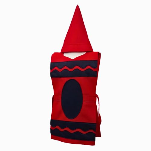 Red Crayon Costume Set - Kids 4-9y