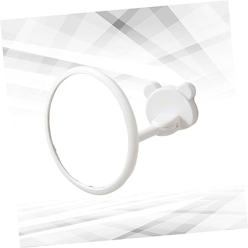 GLEAVI 1Pc Wall Mounted Nordic Style Makeup Mirror - White