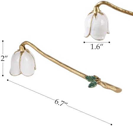 NIKKY HOME Candle Snuffer with Flower Design