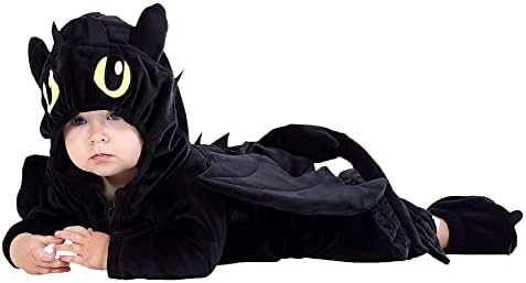 HSCTEK Infant Dragon Costume for Boys Girls Halloween Onesie 6-9 Months