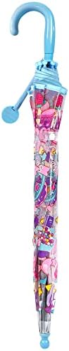 RONIARE Clear Bubble Kids Umbrella for Rain and Wind