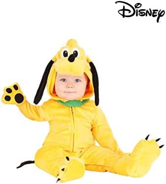 Infant Disney Pluoto Hooded Costume Onesie Jumpsuit