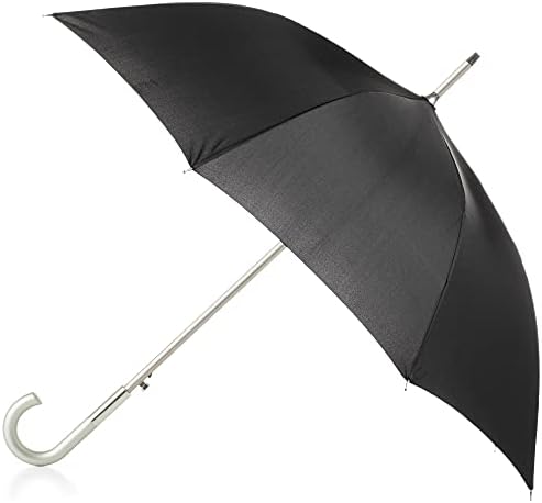 Totes Unisex Auto Open J-Handle Stick ECO Umbrella 1