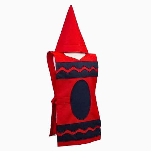 Red Crayon Costume Set - Kids 4-9y
