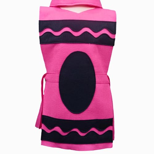 Pink Crayon Costume Tunic and Hat Set - Family Sizes