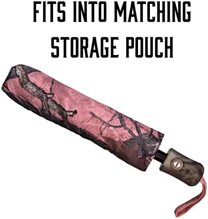 Rivers Edge Products Automatic Windproof Umbrella - Fall Transition Camouflage
