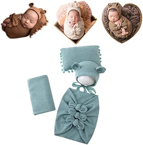 Vemonllas Baby Photography Props Set of 4 for Newborns