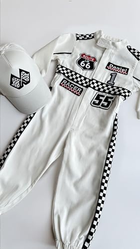 Handmade Race Car Driver Costume for Toddlers - 2T 1