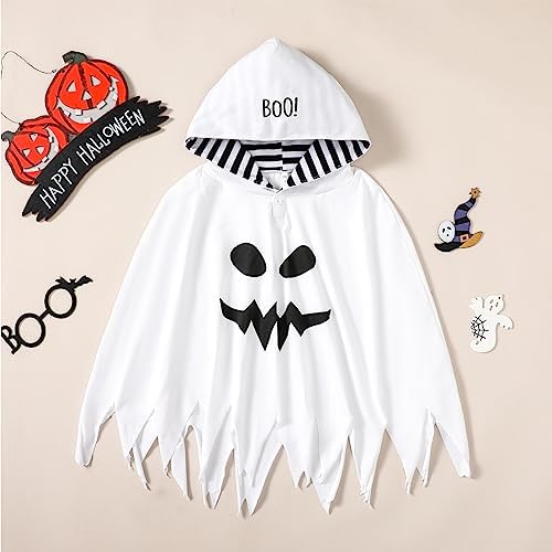 Baby Boy Halloween Ghost Cloak Cape Poncho