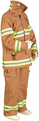 Aeromax Jr Fire Fighter Suit Tan Size 1214