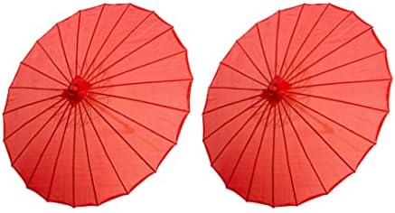 THY COLLECTIBLES Set of 2 22 Bamboo Parasols for Events