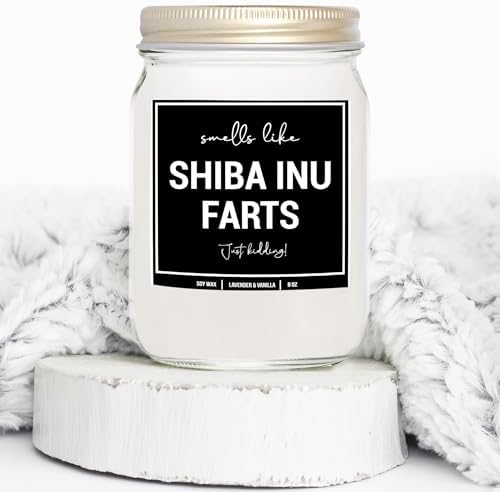 YouNique Designs Shiba Inu Lavender Vanilla Candle