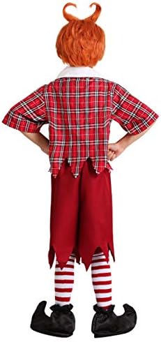 Red Munchkin Costume for Kids Lollipop Guild Member Halloween Outfit