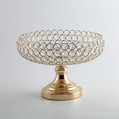 Elegant Wrought Iron Candle Holder with Dried Fruit Tray