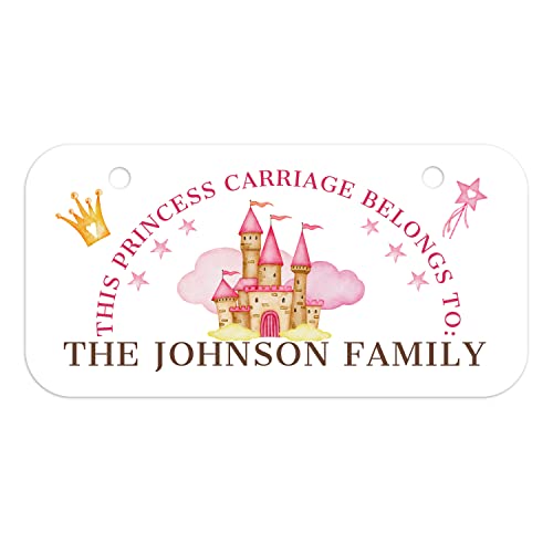 Artvibe Personalized Stroller Name Tag Custom Sign