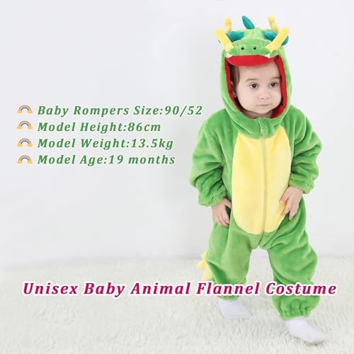TONWHAR Baby Animal Costume Hooded Romper Jumpsuit