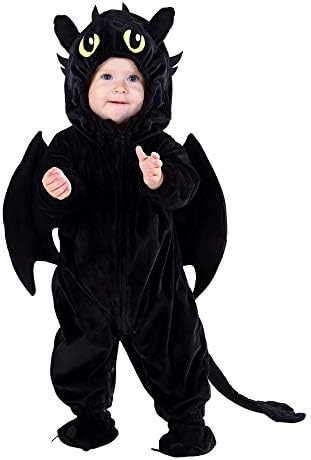 HSCTEK Infant Dragon Costume for Boys Girls Halloween Onesie 6-9 Months