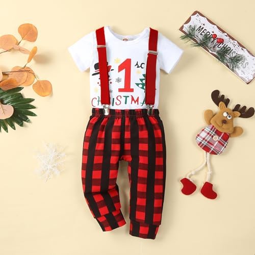 Baby Boy Dinosaur Bow Tie Romper Set Suspenders