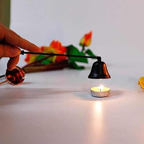 NEOYARDE Candle Snuffer - Black Stainless Steel Wick Extinguisher