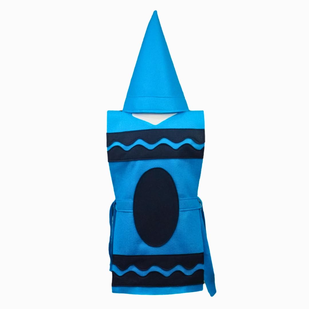 Light Blue Crayon Costume Tunic Hat Set - Family Sizes
