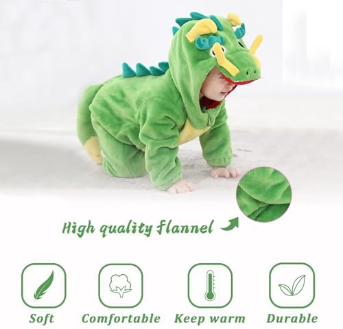 TONWHAR Baby Animal Costume Hooded Romper Jumpsuit