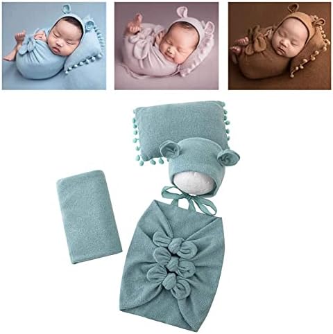 Vemonllas Baby Photography Props Set of 4 for Newborns