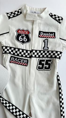 Handmade Race Car Driver Costume for Toddlers - 2T 1