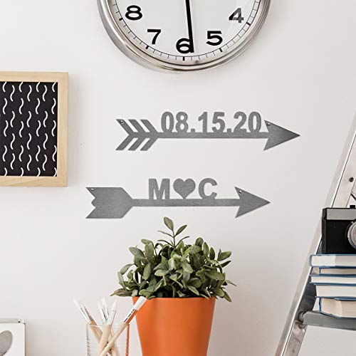 12 Custom Metal Arrow Name Sign Wall Decor 1