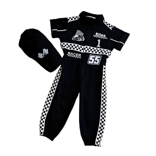 Handmade Race Car Driver Costume for Toddlers