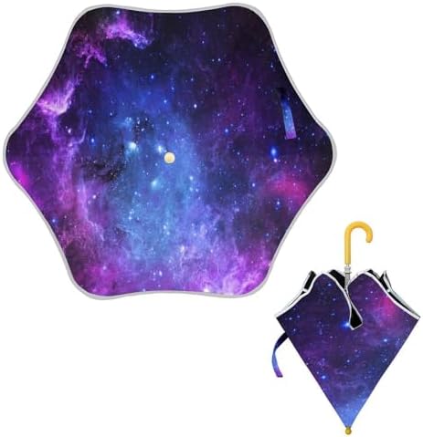 WELLINZER Pineapple Reflective Stick Umbrella for Kids