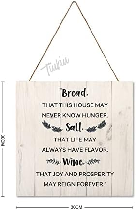 Tiukiu 12 inch Decorative Wood Sign - Made in USA