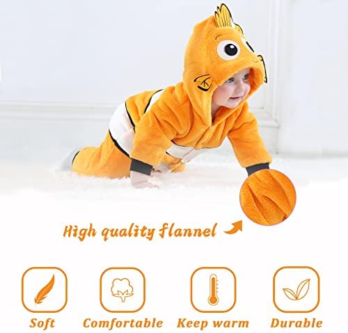 TONWHAR Baby Animal Costume Romper for Kids
