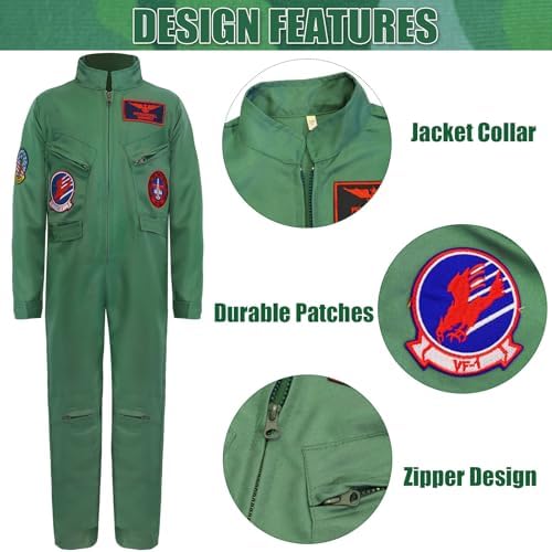 Fighter Pilot Costume Set for Kids Halloween