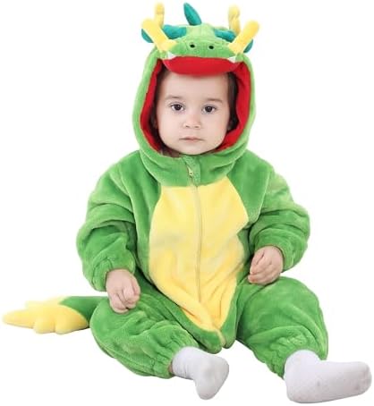 TONWHAR Baby Animal Costume Hooded Romper Jumpsuit