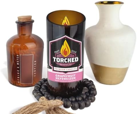 Torched Beer Scented Candles - Grapefruit Hefeweizen 11 oz