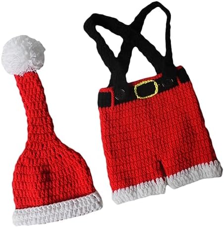 Yardenfun Baby Christmas Suit Newborn Santa Dress