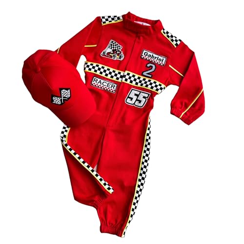 Handmade Race Car Driver Costume for Toddlers 2T