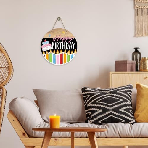 Deroro Happy Birthday Wooden Door Sign