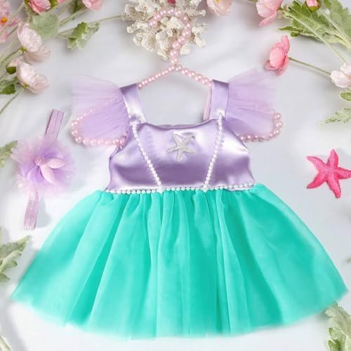 Vomdrok Newborn Girl Photo Costume Romper Skirt