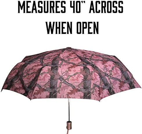 Rivers Edge Products Automatic Windproof Umbrella - Fall Transition Camouflage