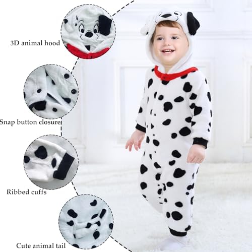 TONWHAR Baby Animal Halloween Jumpsuit for Kids and Toddlers