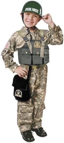 Dress Up America Army Costume for Boys Military Special Forces Set