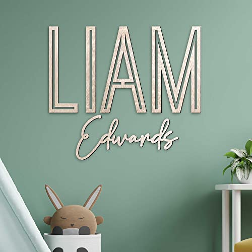 Custom Name Sign Personalized Wood Sign Boy Girl Name Sign