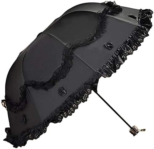 Honeystore Princess Lace Folding Umbrella with UV Protection 1