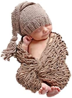 Matissa Newborn Baby Crochet Costume Hat and Wrap Set
