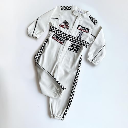 Handmade Race Car Driver Costume for Toddlers - 2T 1