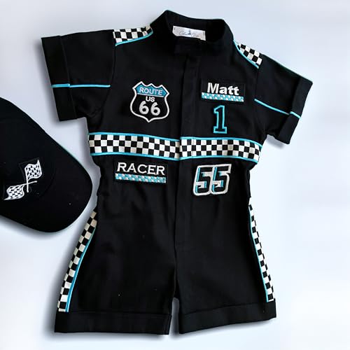 Handmade Race Car Driver Costume for Toddlers - 12-18 Months 1